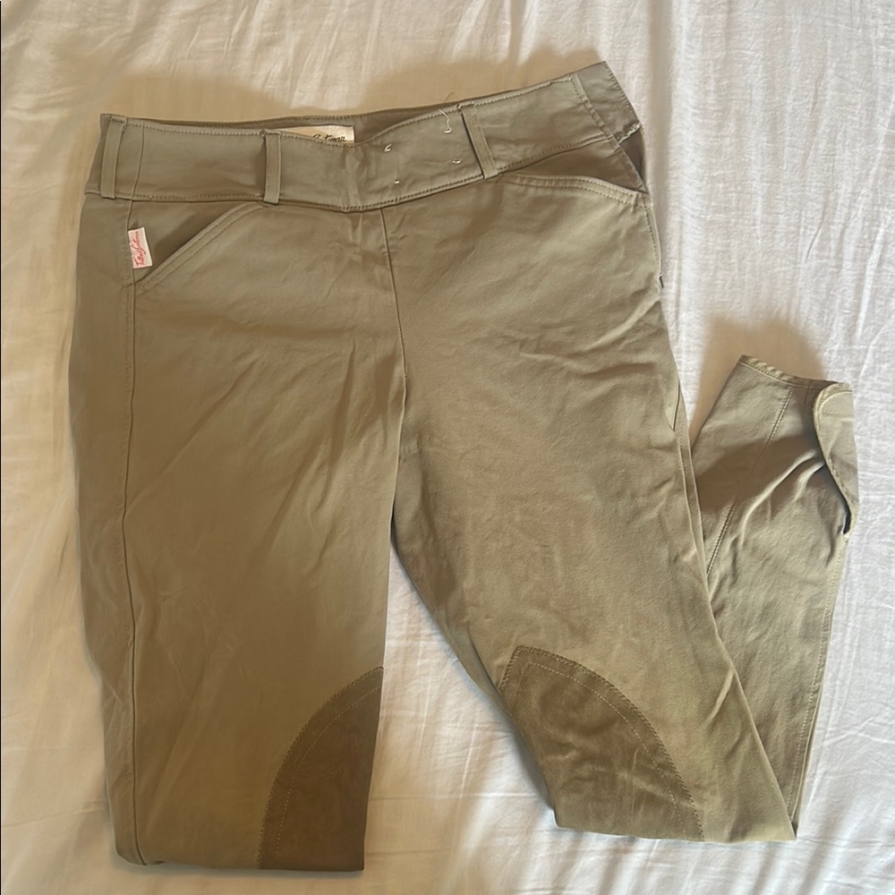 Tailored Sportsman mid rise side zip breeches